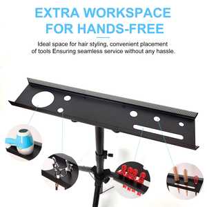 ชั้นวางโชว์อุปกรณ์ต่อผมและวิกผมสำหรับร้านเสริมสวยและร้านตัดผม อุปกรณ์และเครื่องมือสำหรับร้านเสริมสวย - Product Image 2