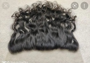 NO LICE NO SHEDDING HUMAN HAIR NATURAL HAIR LACE FRONT WIGS - Product Image 3