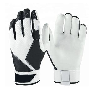 Gants de frappe de baseball, gants de frappe de softball en cuir de chèvre antidérapants, gants de frappe professionnels pour jeunes, gants de softball personnalisés - Product Image 1