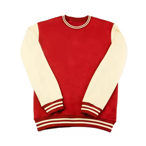 Sweat uni à manches longues pour hommes à col roulé de haute qualité sur mesure vêtements d'hiver à séchage rapide 100% coton biologique - Product Image 6