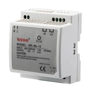 Power supply Din Rail series DR-60-5 LED Power Supply 60w 5v 6.5A Switching Power Supply