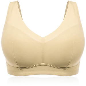 Soutien-gorge de sport élégant et confortable pour le yoga, doublure 100 % soie naturelle, sans coutures, designs personnalisés - Product Image 1