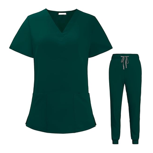 Conjunto de Uniformes Médicos para Mujer de Secado Rápido y Cómodos, Ropa de Hospital Dental, Tela Tejida, Atuendos de Enfermera - Product Image 2