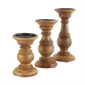 Bougeoir en bois fait à la main en Inde Nouveau design Décoratif pour la maison de Noël pour les vacances divertissant - Product Image 4