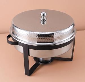 Casserole traditionnelle en métal nouveau Hotpot élégant chauffe-plats Buffet marmite pour les maisons fêtes de mariage hôtel Villas utilisation en gros - Product Image 3