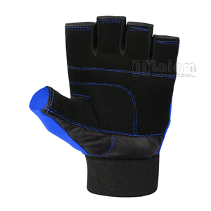 Guantes de fitness de gimnasio de cuero duraderos personalizados para deportes, para entrenamiento de levantamiento de pesas y entrenamiento de ciclismo - Product Image 6
