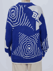 Nouvel arrivage de pulls pour hommes pulls à motif jacquard tricots à manches longues et col rond tricotés hiver chandails pour hommes en tricot personnalisés - Product Image 5