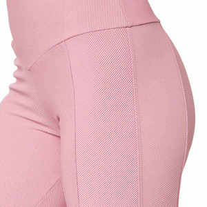 Mallas de Yoga de cintura alta de primera calidad para mujer, mallas deportivas de alto rendimiento personalizables teñidas lisas, cómodas y duraderas - Product Image 3