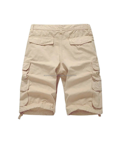 Short en coton décontracté pour hommes, logo personnalisé, vêtements de sport d'été respirants, short de plage intermédiaire, short de gymnastique imperméable, short d'entraînement, OEM et ODM - Product Image 6