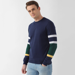 Dernier style, prix d'usine en gros, sweats à capuche chauds à col rond coupe classique, 100% coton molletonné coupe-vent pour hommes - Product Image 3
