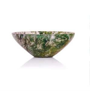 ต้นไม้อาเกตขัดเงา4นิ้วถาดวางบนถาดสำหรับปาร์ตี้งานทำมือในอินเดีย - Product Image 5