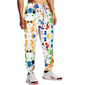 Cheap Price 100% Polyester Sublimation Sportswear <b>Trousers</b> Custom Logo Fitness <b>Training</b> Streetwear Jogger washed men's pants - Product Image 5