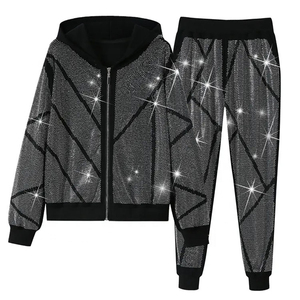 Unisex High Quality Cotton Winter Fleece Tracksuit Printed Sports <b>Jogger</b> <b>Set</b> with Customized Hoodie Pants <b>Plus</b> <b>Size</b> with Logo - Product Image 1