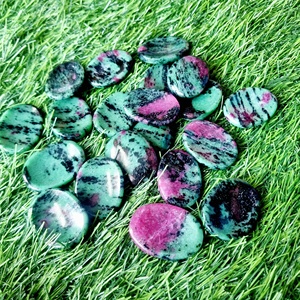 Piedra de Zoisita Rubí de Alta Calidad, Piedra de Zoisita Rubí para el Pulgar, para Terapia de Energía Curativa, Compre en Elegant Agate - Product Image 3