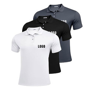 Elegante 100% algodón para hombres para Polos de talla grande, ropa de calle informal, tela transpirable cómoda, diseño impreso para activos - Product Image 6