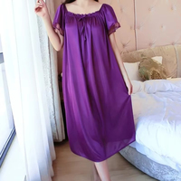 Ensembles pyjamas respirants femmes hiver vente en gros vêtements de nuit en soie sommeil et vêtements longs dames à manches courtes doux pyjamas logo personnalisé