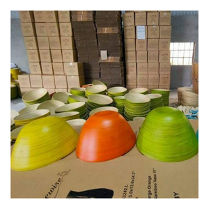 ชามไม้ไผ่ทรงกลมดีไซน์เรียบง่ายและมีสไตล์น้ำหนักเบาและแข็งแรงเหมาะสำหรับข้าวเส้นบะหมี่หรือใช้ตกแต่งบ้าน - Product Image 4