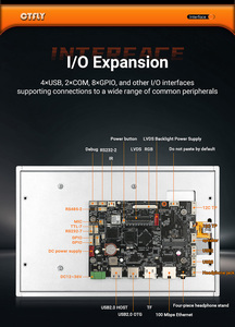 Open Frame Panel PC 7 10,1 inch waterdicht touchscreen A133 2/<span class=keywords><strong>4</strong></span>+8GB Android 10 ingebouwde HMI touchscreen pc voor kiosk/industrieel/KDS - Product Image 3