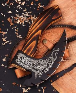 ที่ตัดพิซซ่าเครื่องมือตัดพิซซ่าแบบใบมีดของดามัสกัสใช้ในครัวแบบแฮนด์เมดอุปกรณ์ตัดพิซซ่าแบบพรีเมี่ยม - Product Image 2