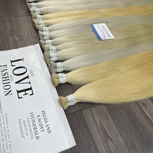 COULEUR CHAUDE!!! Vente en gros Extensions de cheveux humains en vrac avec cuticule naturelle vietnamienne Remy Hair - Product Image 2