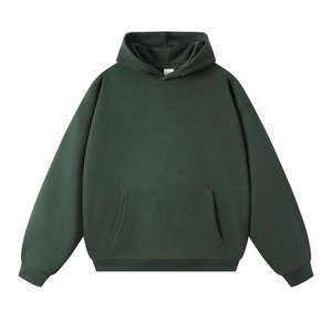 เสื้อฮู้ดดี้คุณภาพสูง 480 GSM สำหรับผู้ชาย เสื้อสเวตเชิ้ตแบบสวมหัว Unisex  รับสกรีนโลโก้ เสื้อฮู้ดดี้เปล่าเนื้อหนาสำหรับผู้ชาย - Product Image 1