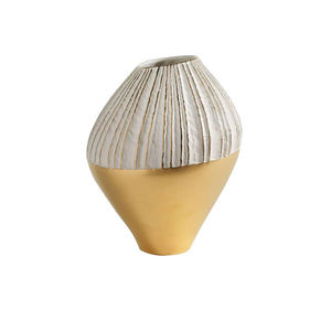 แจกันดอกไม้โลหะสีทองดีไซน์ทันสมัยสำหรับตกแต่งภายในปรับแต่งบ้านผู้ผลิตและส่งออกผลิตภัณฑ์ - Product Image 3