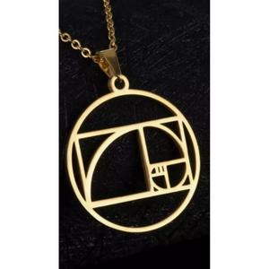 Collana di talismano con rapporto dorato - Product Image 3