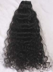 Perruque de cheveux indiens vierges Super Double Drawn os droit sans colle HD Full Lace Machine Double trame fermeture noir naturel pour - Product Image 4