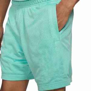 Pantalones cortos deportivos con estampado de sublimación personalizado para hombre, ropa deportiva elástica de malla de cintura media para baloncesto y correr - Product Image 3