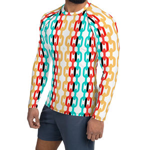 Chemise de compression de haute qualité MMA rash guard pour hommes Personnalisez votre propre logo Sublimé Full Sleeve Rash Guard - Product Image 3