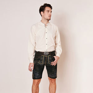 Camisas Casuales de Verano Transpirables de Estilo Bávaro Más Vendidas en 2024, Camisas de Manga Larga de Poliéster de Alta Calidad, Tejidas, Ajustadas, Suministro OEM - Product Image 5