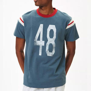 T-shirts 100% coton en gros | T-shirt imprimé uni avec logo personnalisé | Vêtements décontractés unisexes OEM/ODM pour hommes et femmes - Product Image 3