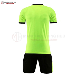 Camiseta deportiva de equipo de fútbol con logotipo de impresión personalizado, diseños de uniformes de fútbol de secado rápido, camiseta de fútbol azul, Conjunto de camiseta de fútbol - Product Image 3