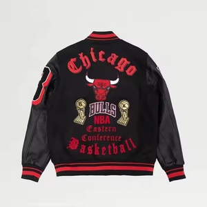 Letterman <b>Jacket</b> <b>Men</b> Varsity <b>Baseball</b> Bomber Stand Sporty Reasonable Prices Breathable Quick Dry Windbreaker Casual Winter - Product Image 6