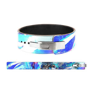 GAF vente en gros à prix réduit Ceinture d'haltérophilie personnalisée en cuir véritable avec impression d'anime 10mm 13mm Ceinture d'haltérophilie à levier - Product Image 3
