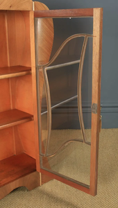 Ancient Macouria Glass <b>Display</b> <b>Cabinet</b> Teak <b>Wood</b> Hand Carved Luxury Hand Carved Living Room <b>Display</b> <b>Cabinet</b> - Product Image 4