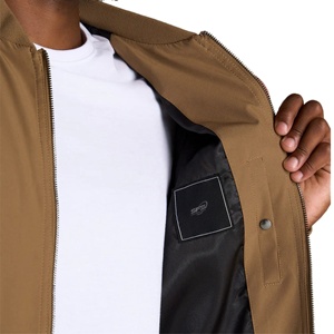 Custom Unisex Winter <b>Lightweight</b> <b>Waterproof</b> <b>Breathable</b> Windbreaker Bomber <b>Jacket</b> with 100% Polyester Fabric Custom Size & Color - Product Image 2
