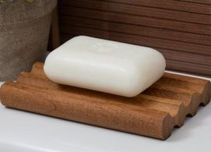 Porte-savon en bambou de luxe pour le comptoir de la salle de bain, fait à la main, écologique, durable, fabriqué par Apex Align - Product Image 4
