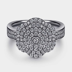 Anillo clásico de plata maciza 925, joyería para mujer, Plata de Ley 925, Topacio blanco, piedras preciosas, estilo bohemio, anillo hecho a mano, regalo para mamá - Product Image 1