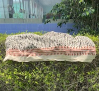 Sarong de Playa de Algodón con Estampado a Mano Indio al por Mayor, Traje de Baño, Pañuelo, Vestido, Ropa de Baño de Algodón Personalizable