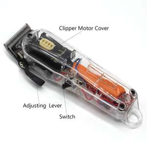 Kit de 3 piezas DIY para accesorios de cortapelos Magic Clip con interruptor de botón de la serie 5 estrellas y cubierta de motor de repuesto 2500mAh - Product Image 1