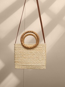 Handcrafted Water Hyacinth <b>Bag</b> Eco Friendly and Budget Friendly Made in Vietnam - Product Image 3