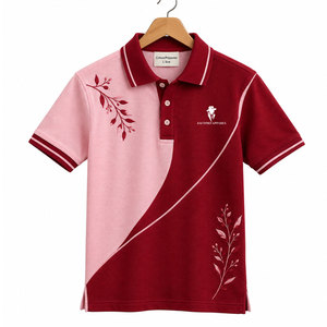 Camisa Polo Casual para Hombre con Bordado Personalizado y Etiqueta Tejida con el Logotipo de la Marca para Uso Diario - Product Image 1