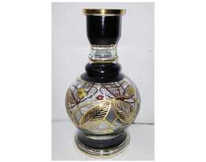 Base de narguile de estilo de vidrio decorativo artístico grabado en oro de lujo de gran oferta con técnica de espejo - Product Image 5