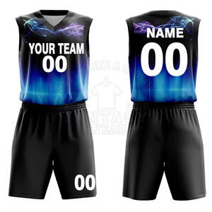 ชุดทีมบาสเก็ตบอลแบบสั่งทำพิเศษ พร้อมกางเกงขาสั้น ดีไซน์ล่าสุด พิมพ์โลโก้ตามแบบที่ต้องการ - Product Image 4