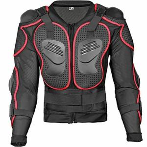 Chaqueta de Motociclismo con Protección Certificada CE, Chaqueta de Motociclismo Profesional de Carreras con Protección para Hombros, Codos y Espalda - Product Image 1