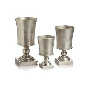 Floreros de aluminio hechos a mano modernos de alta calidad con acabado dorado para bodas resistentes al óxido y ecológicos - Product Image 6