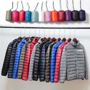 Vente en gros d'usine Veste d'hiver en duvet de canard blanc chaud Logo personnalisé Manteau matelassé Veste en duvet pour homme Expédition DDP - Product Image 1