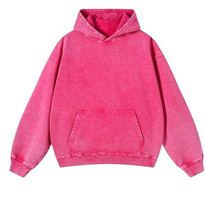 Sudaderas con capucha de lavado ácido para hombre de gran tamaño Material de la mejor calidad Diseño transpirable Sin cordón Sudadera con capucha para hombre Mejor precio - Product Image 1