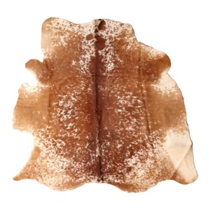 Tapis rond en cuir de vachette naturel de luxe décor de tapis en cuir lavable pour chambre salon hôtel cuisine bureau - Product Image 1